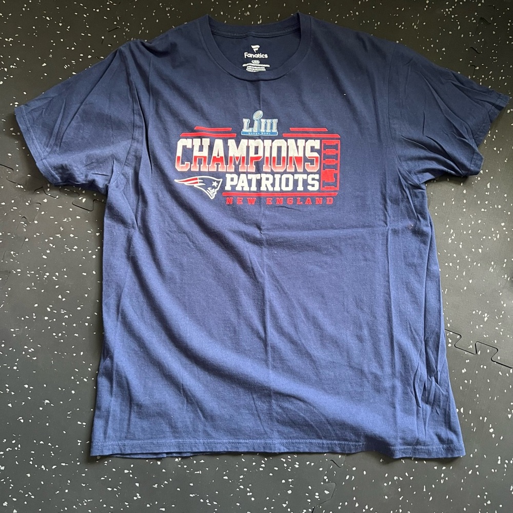 New England Patriots Super Bowl LII shirt front and back graphic #Patriots #NFL